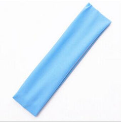 Multi-Color Sweat Absorbent Yoga Hair Bands - Blue Force Sports