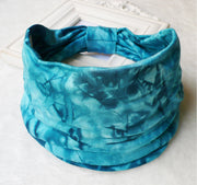 Women's Wide Cotton Sport Headband - Blue Force Sports