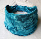Women's Wide Cotton Sport Headband - Blue Force Sports