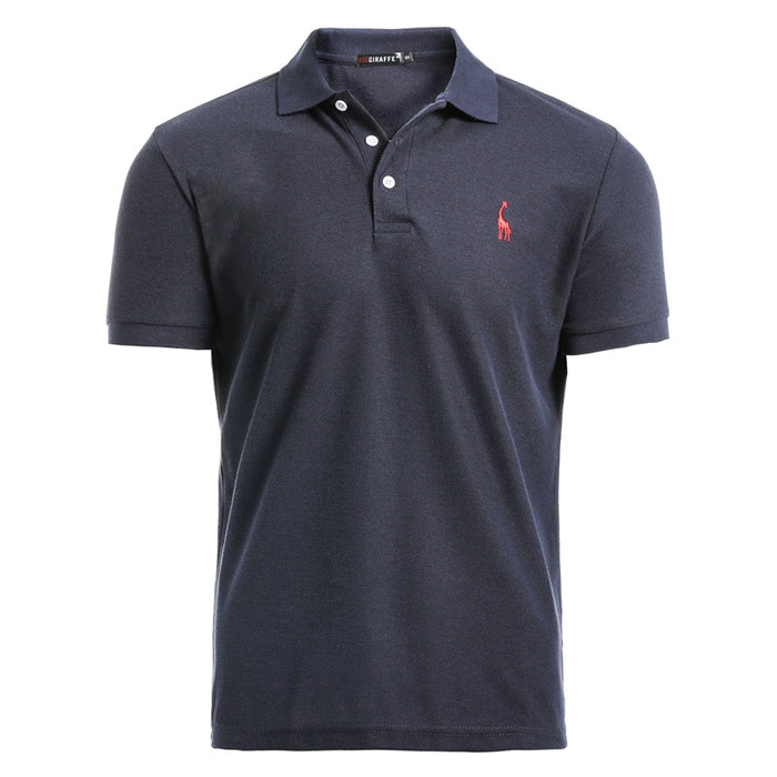 Men's Golf Polo Shirt with Embroidery - Blue Force Sports