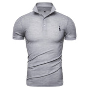Men's Golf Polo Shirt with Embroidery - Blue Force Sports