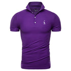 Men's Golf Polo Shirt with Embroidery - Blue Force Sports
