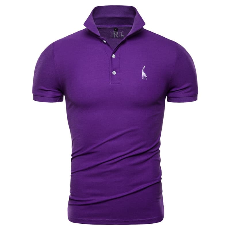 Men's Golf Polo Shirt with Embroidery - Blue Force Sports