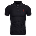 Men's Golf Polo Shirt with Embroidery - Blue Force Sports