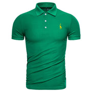 Men's Golf Polo Shirt with Embroidery - Blue Force Sports