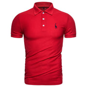 Men's Golf Polo Shirt with Embroidery - Blue Force Sports