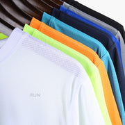 Men's Solid Color Quick Dry T-Shirt - Blue Force Sports