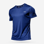 Men's Solid Color Quick Dry T-Shirt - Blue Force Sports