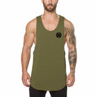 Men's Solid Color Loose Style Tank Top - Blue Force Sports