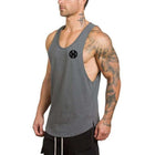 Men's Solid Color Loose Style Tank Top - Blue Force Sports