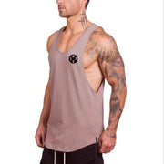 Men's Solid Color Loose Style Tank Top - Blue Force Sports