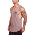 Men's Solid Color Loose Style Tank Top - Blue Force Sports