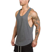 Men's Solid Color Loose Style Tank Top - Blue Force Sports