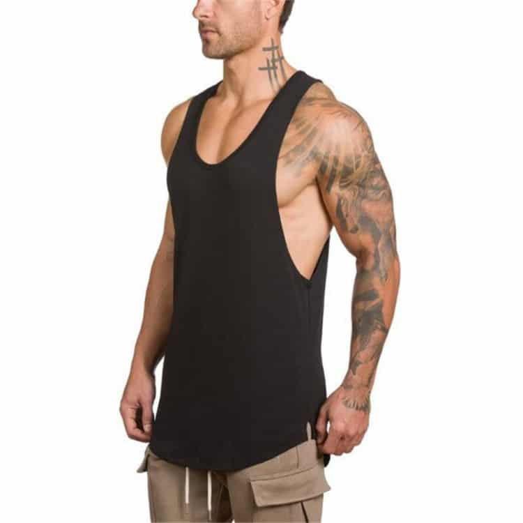 Men's Solid Color Loose Style Tank Top - Blue Force Sports