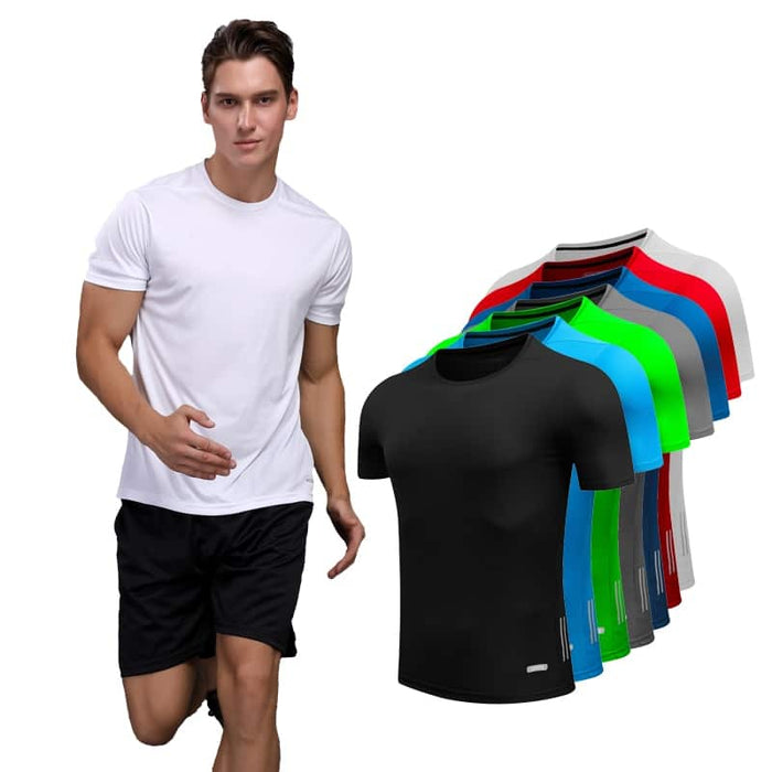 Men's Quick Dry Gym T-Shirts - Blue Force Sports