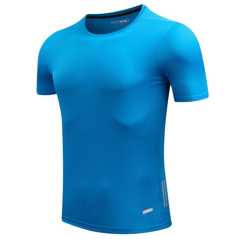Men's Quick Dry Gym T-Shirts - Blue Force Sports