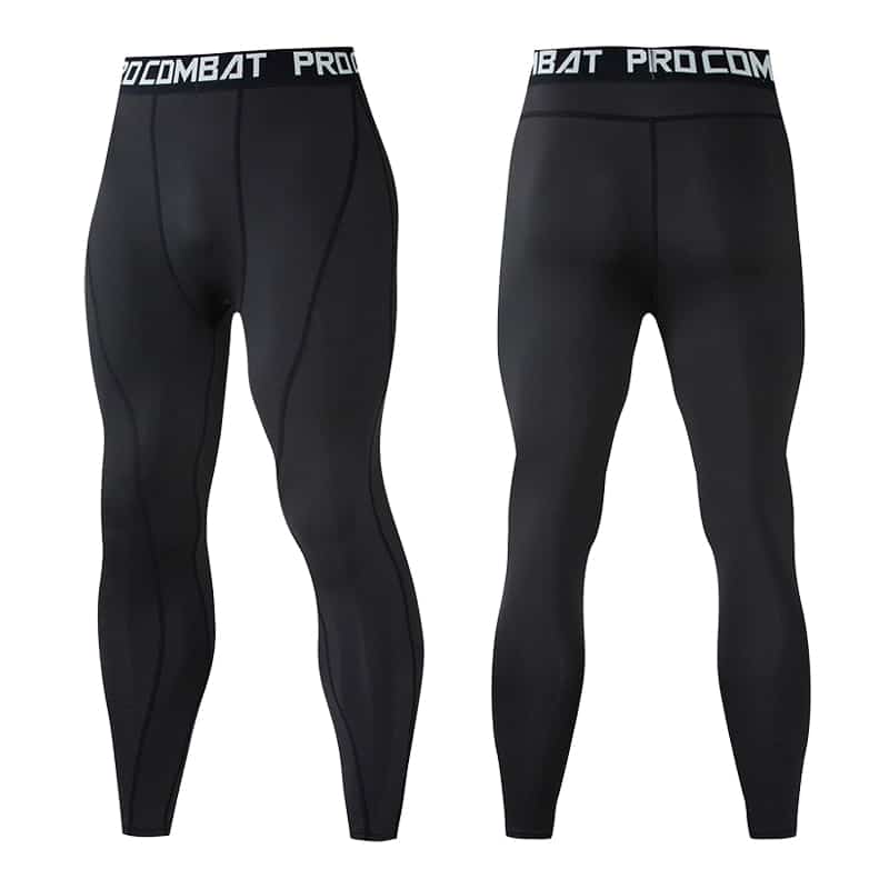 Men's Compression Tight Leggings - Blue Force Sports