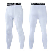 Men's Compression Tight Leggings - Blue Force Sports