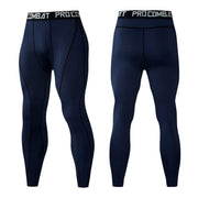 Men's Compression Tight Leggings - Blue Force Sports