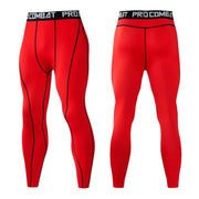 Men's Compression Tight Leggings - Blue Force Sports