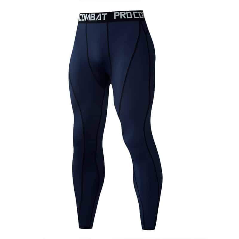 Men's Compression Tight Leggings - Blue Force Sports