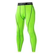 Men's Compression Tight Leggings - Blue Force Sports