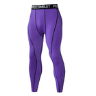 Men's Compression Tight Leggings - Blue Force Sports