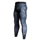 Gradient Printed Sports Men's Leggings - Blue Force Sports