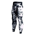 Gradient Printed Sports Men's Leggings - Blue Force Sports
