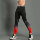 Gradient Printed Sports Men's Leggings - Blue Force Sports