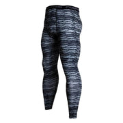 Gradient Printed Sports Men's Leggings - Blue Force Sports