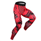 Men's Quick Dry Compression Tights - Blue Force Sports