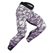 Men's Quick Dry Compression Tights - Blue Force Sports
