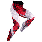 Men's Quick Dry Compression Tights - Blue Force Sports