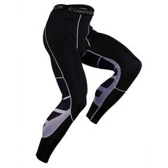 Men's Quick Dry Compression Tights - Blue Force Sports
