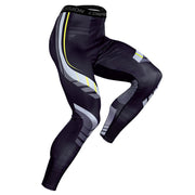Men's Quick Dry Compression Tights - Blue Force Sports