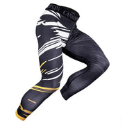 Men's Quick Dry Compression Tights - Blue Force Sports