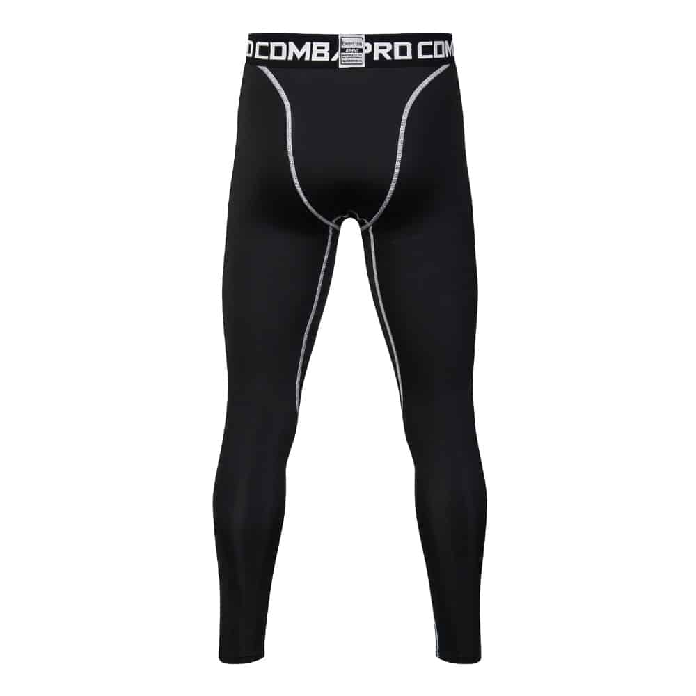 Thermal Elastic Sport Men's Leggings - Blue Force Sports