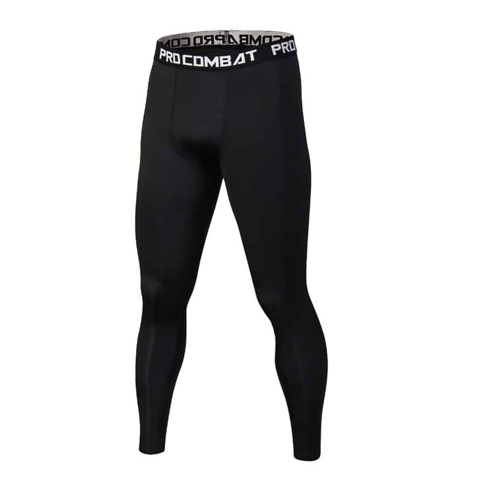 Thermal Elastic Sport Men's Leggings - Blue Force Sports