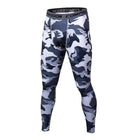 Thermal Elastic Sport Men's Leggings - Blue Force Sports