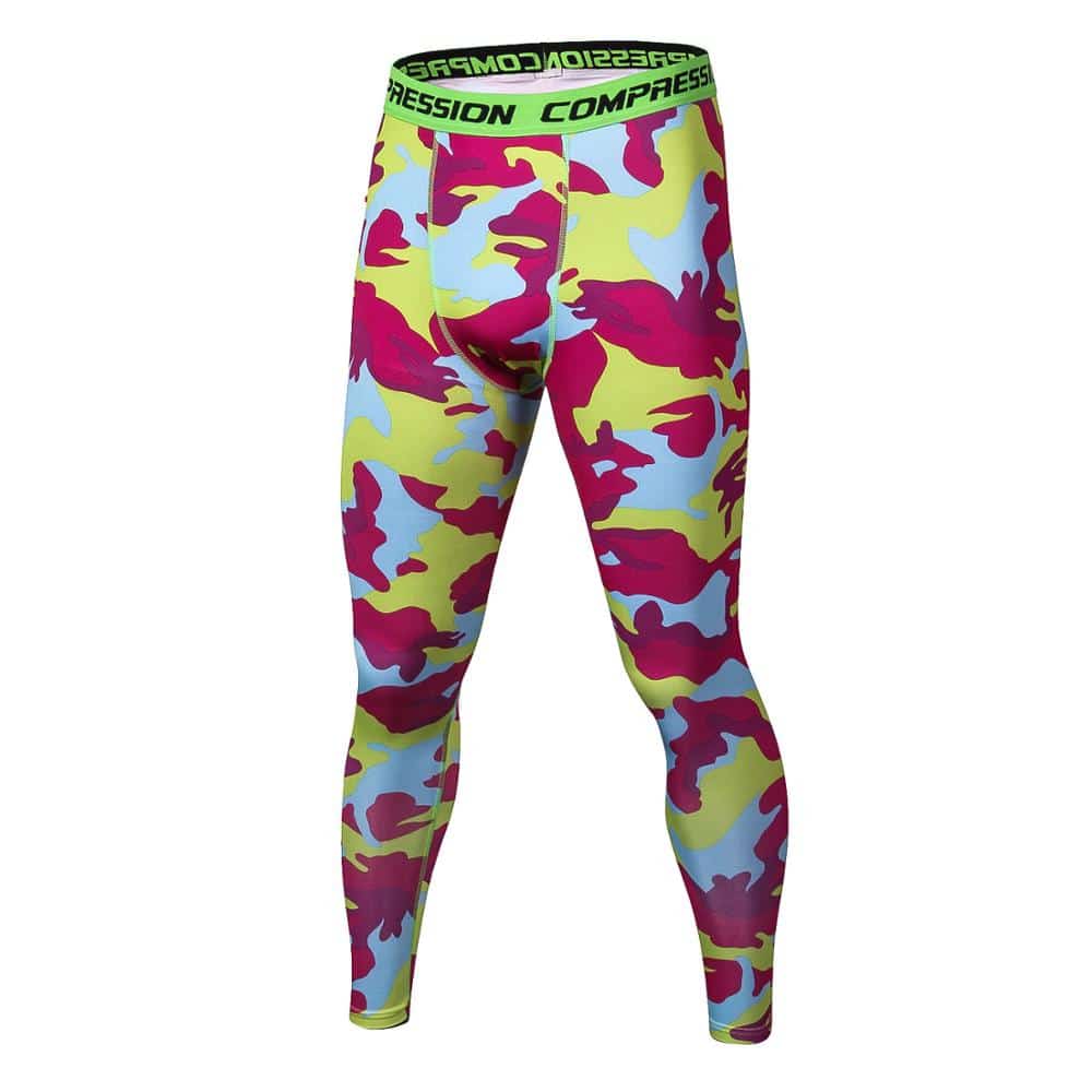 Thermal Elastic Sport Men's Leggings - Blue Force Sports