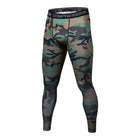 Thermal Elastic Sport Men's Leggings - Blue Force Sports