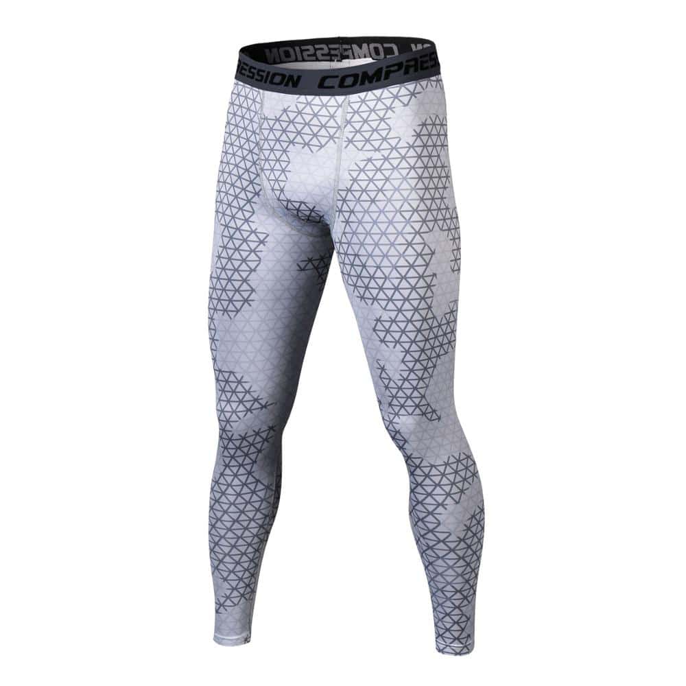 Thermal Elastic Sport Men's Leggings - Blue Force Sports