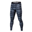 Thermal Elastic Sport Men's Leggings - Blue Force Sports