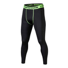 Thermal Elastic Sport Men's Leggings - Blue Force Sports