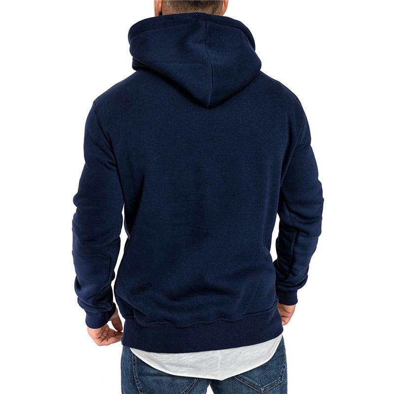 Polyester Men's Hoodie for Fitness - Blue Force Sports