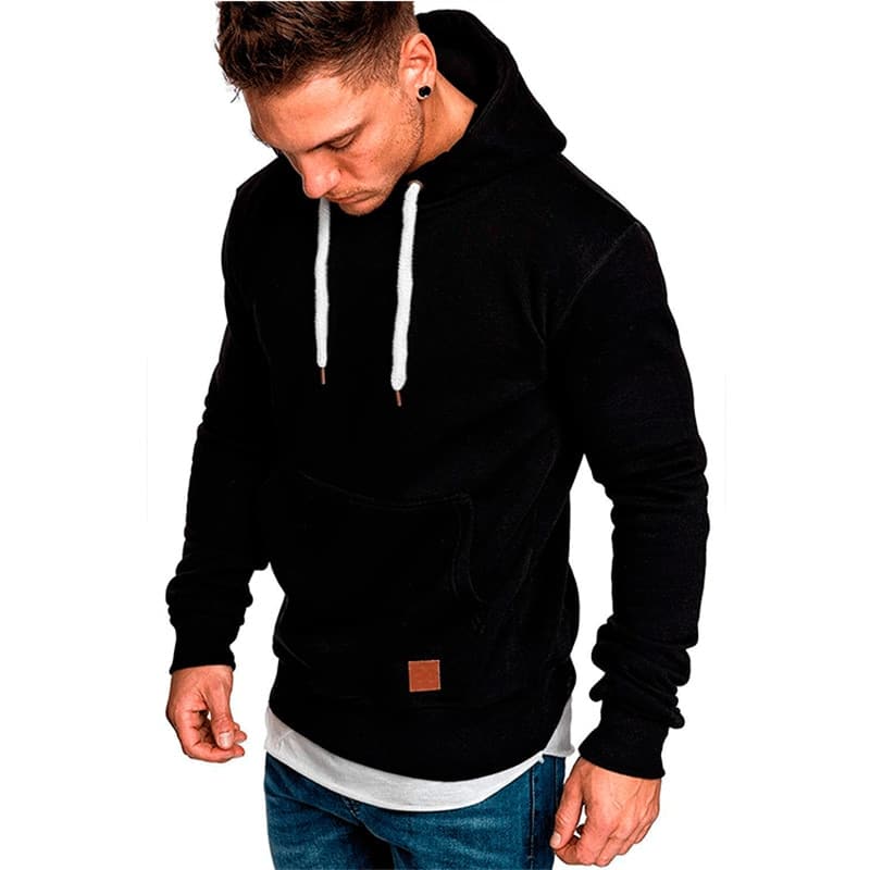 Polyester Men's Hoodie for Fitness - Blue Force Sports