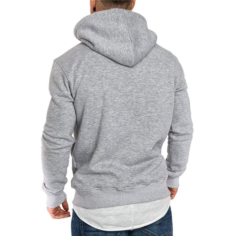 Polyester Men's Hoodie for Fitness - Blue Force Sports