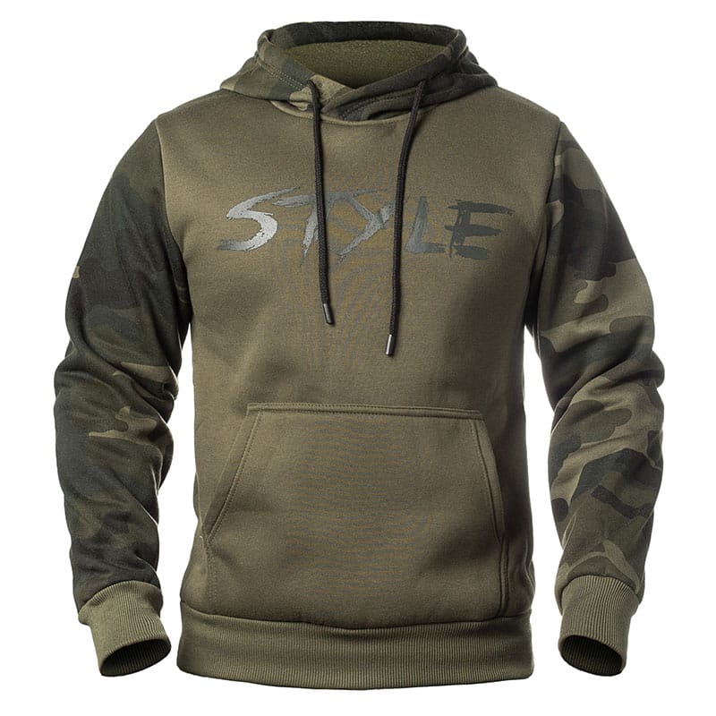 Men's Camouflage Hooded Sweatshirt - Blue Force Sports