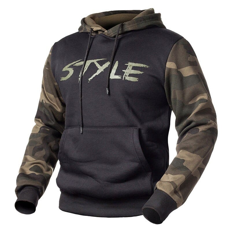 Men's Camouflage Hooded Sweatshirt - Blue Force Sports